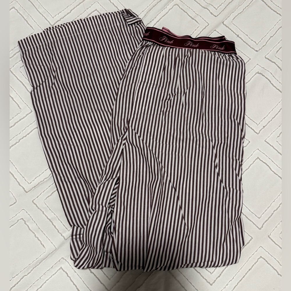 VS Pink Purple Striped Sleep Pants